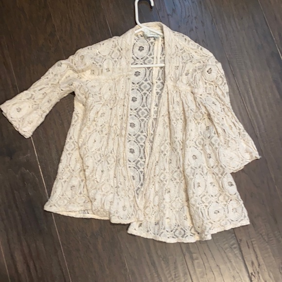 Anthropologie Tops - Anthropologie lace cardigan
